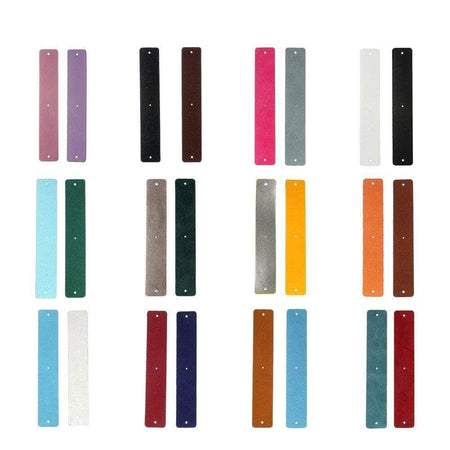 Lot de 12 bandes en cuir